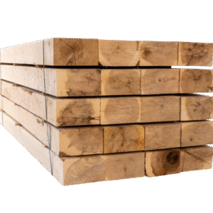Pack de 25 x Poutres en Chêne – 2400 x 125 x 125 mm