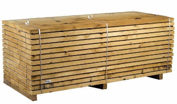 Paquet de 100 x Planches de Chêne – 2400 x 150 x 50 mm