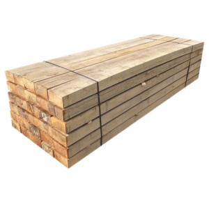 Pack de 20 Traverses en chêne non traitées | L: 2,4 m